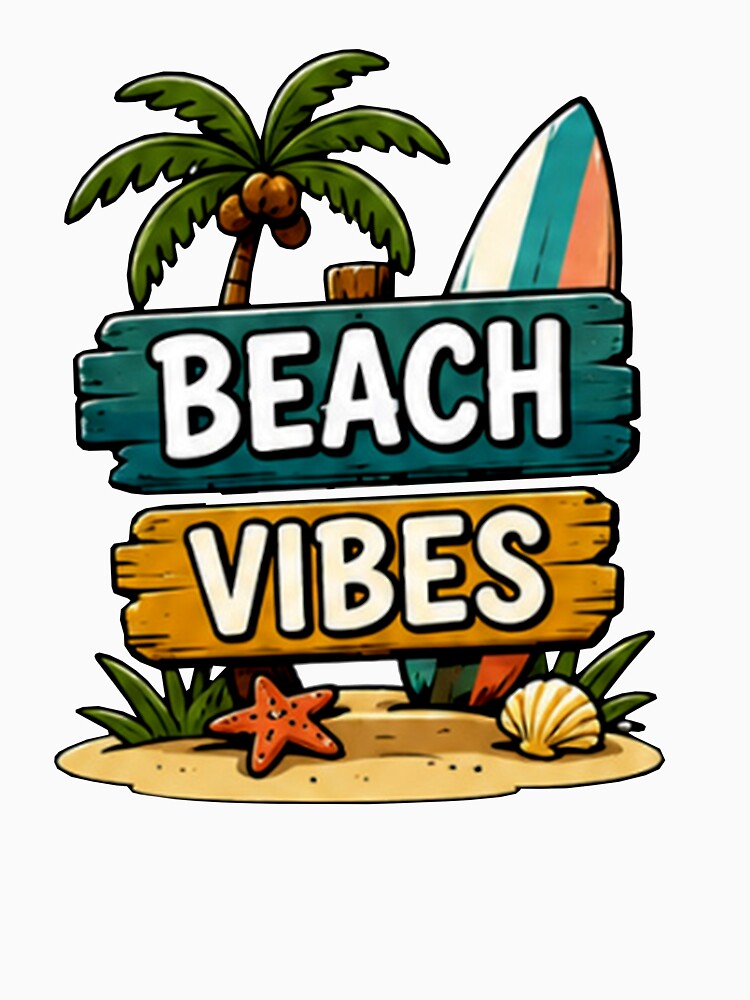Beach Vibes Shirt Pack  Summer Palm Trees, Waves, Surf, Tropical Aesthetic by Artimax-Studio