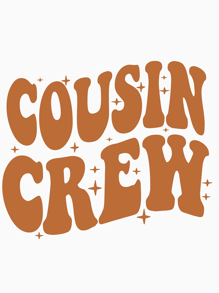 Cousin Crew SHIRT, Big Cousin Matching Cousin, New to the Crazy Cousin Crew, Groovy Beach Cousin Era Vacation by ImagineYourART ⭐️⭐️⭐️⭐️⭐️