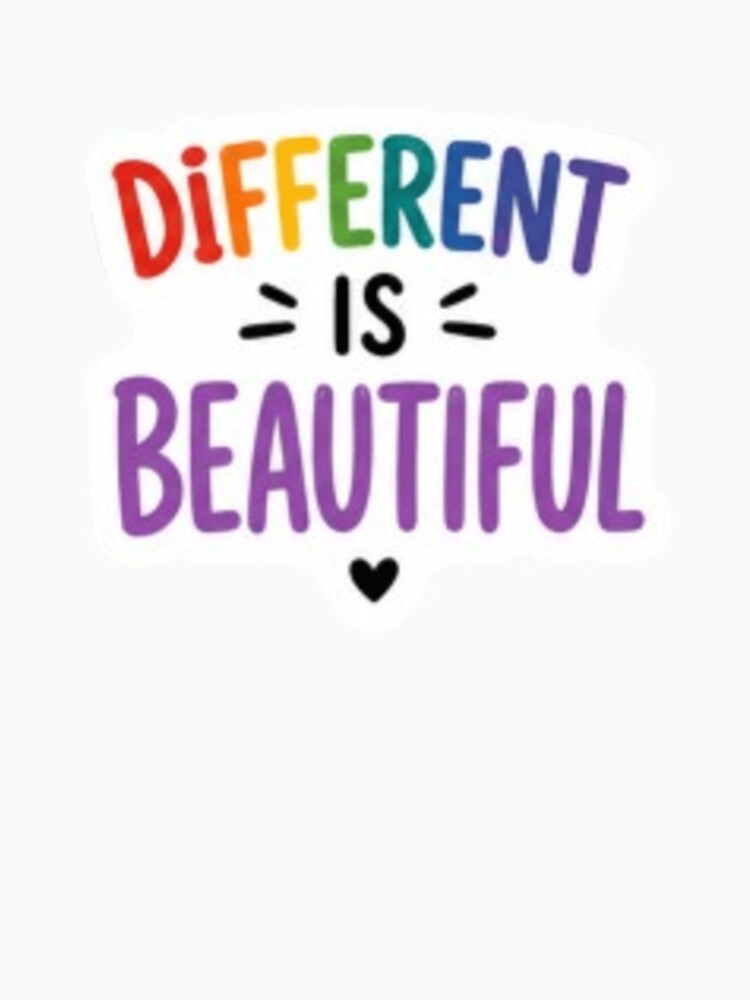 Different Is Beautiful Rainbow Pride by Pixanova