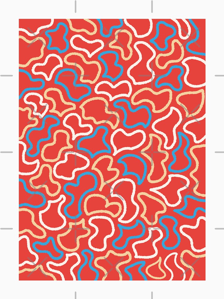 retro blob doodle pattern by is this trash?