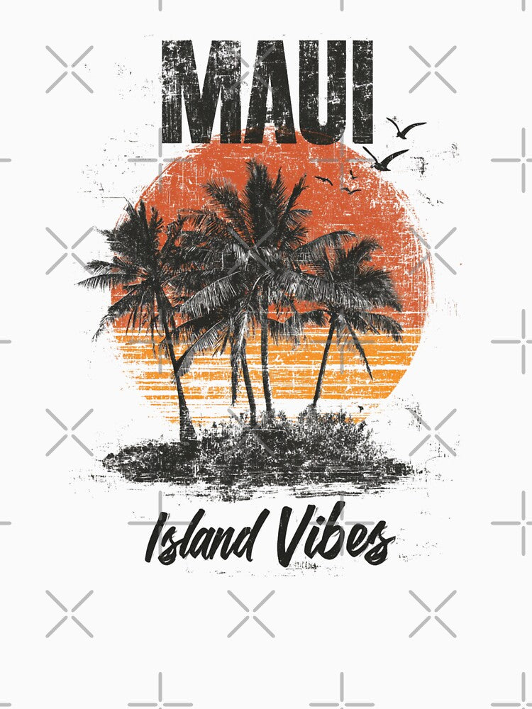 Maui Island Sunset Shirt by Blurbean