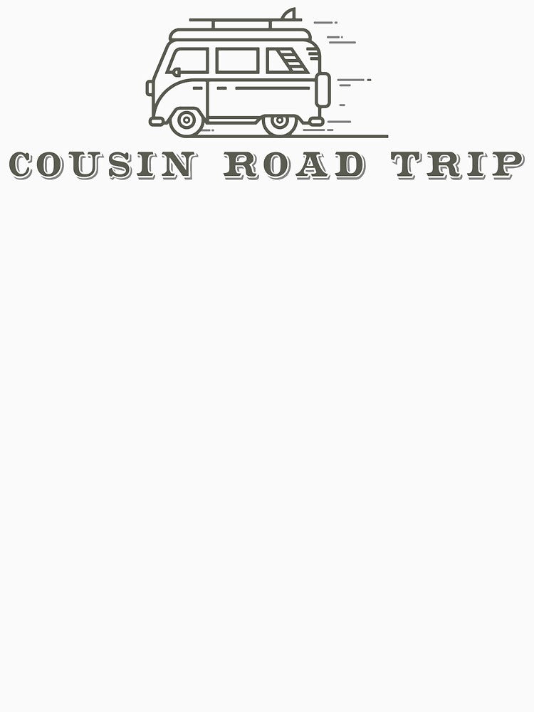 Cousin Road Trip T-Shirt | Matching Cousin Travel Vacation Design by PixelWaveBD