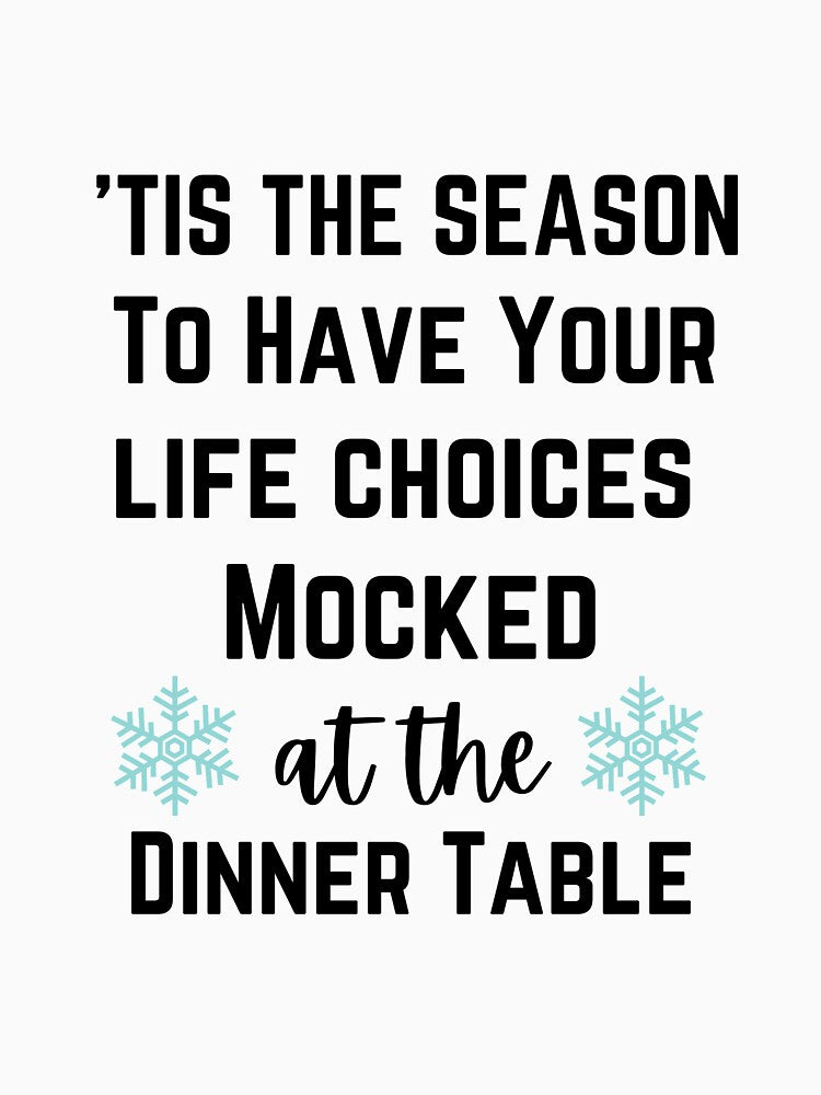 Funny Sarcastic 'Tis The Season Holiday Christmas In-Law Family Relative by FazCreations