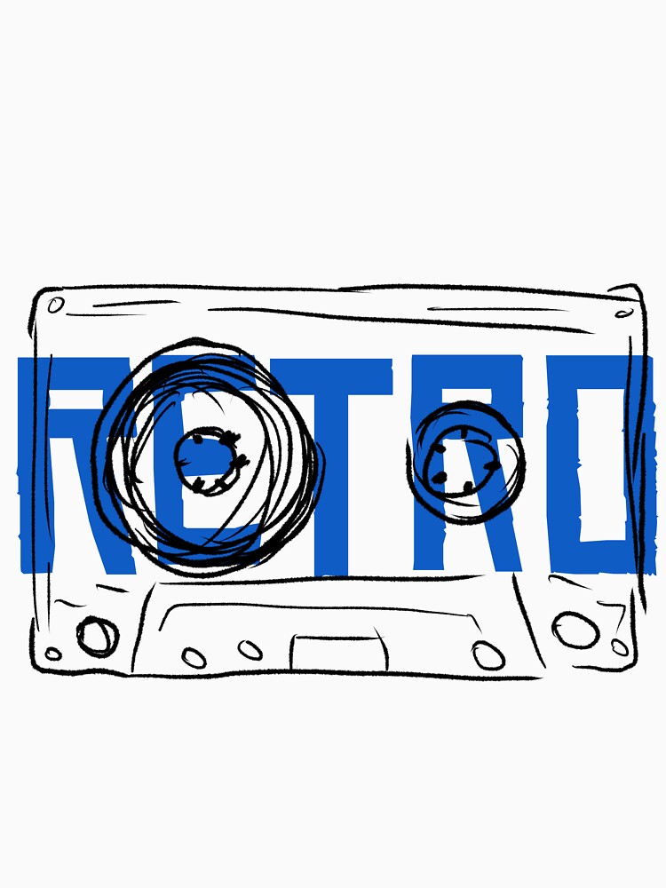 Retro audio casette tape by qlobba