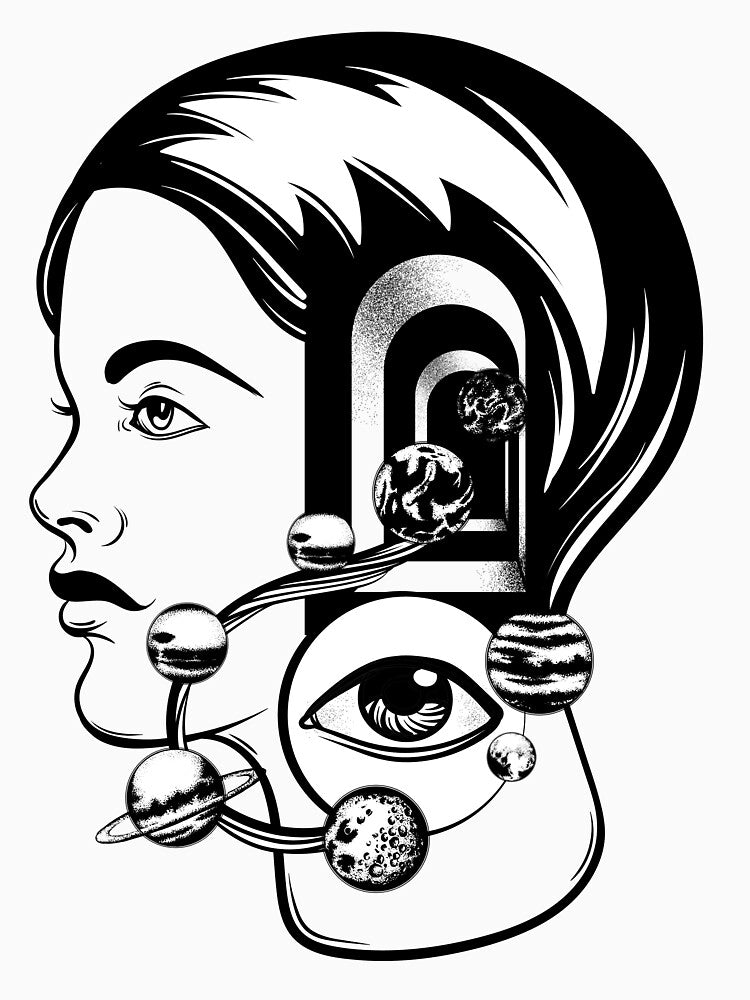 Universe In My Mind | Perfect For Your Goth, Wiccan, Alternative Friends by LemonDemonzzz