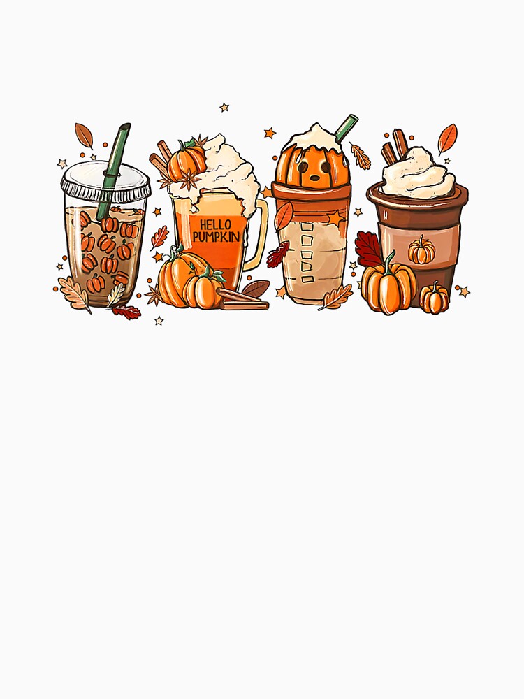 Fall Coffee Pumpkin Spice Latte Drinks by ChildHoodHarri