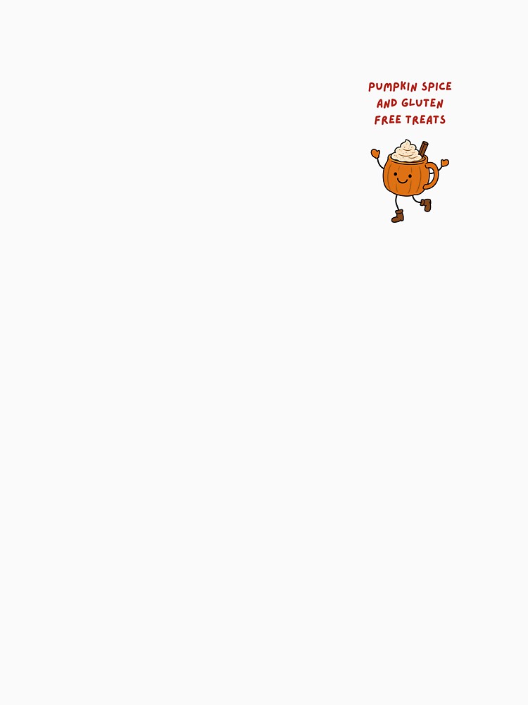 Pumpkin Spice And Gluten Free Treats | Cute Autumn Pumpkin Spice Latte Coeliac Design by My Gluten Free Life UK