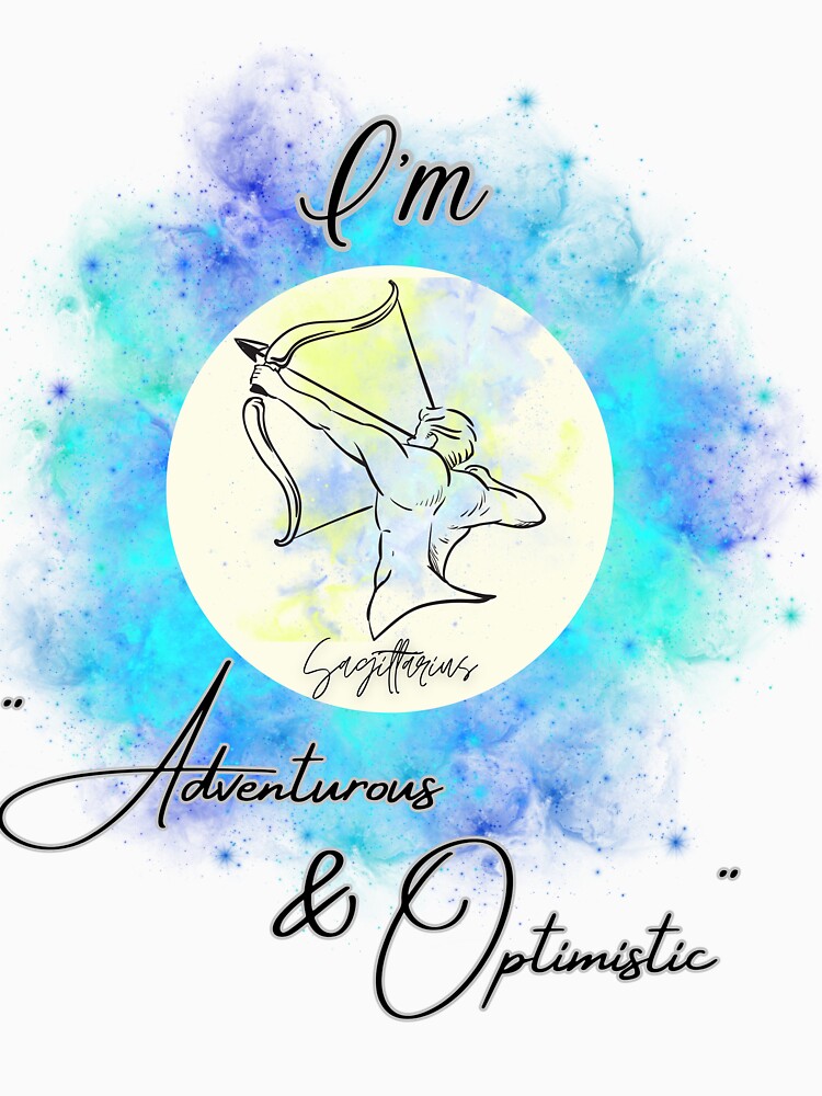 Zodiac Sign T-Shirt Collection ' Sagittarius ' by Tii Suomi