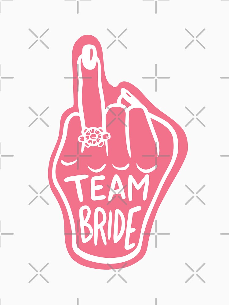 Team Bride Foam Hand Wedding Ring by mellowgraphics