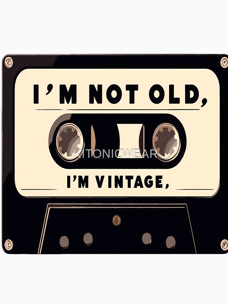 Vintage Cassette Tape Retro Music by KitonicTees