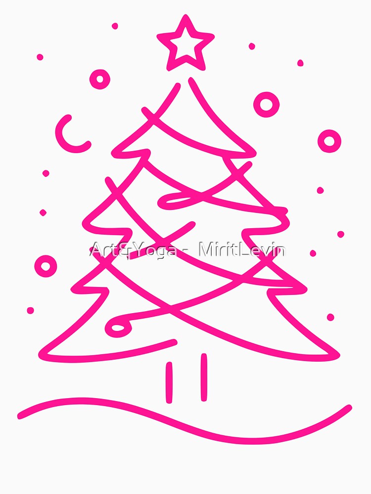 Christmas Tree - Minimalist Christmas by Art&Yoga -  MiritLevin