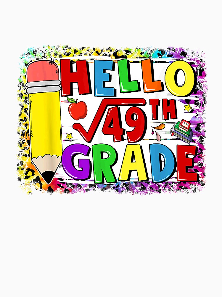 Back To School 7th Grade Square Root Of 49 Math Kids Teacher by GraceWoodfordwe