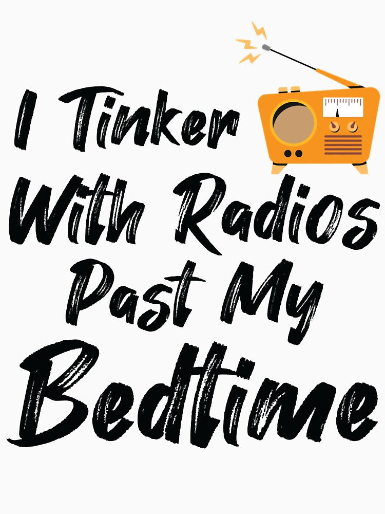 I Tinker With Radios Past My Bedtime, Vintage Radio by beardenkhadijah