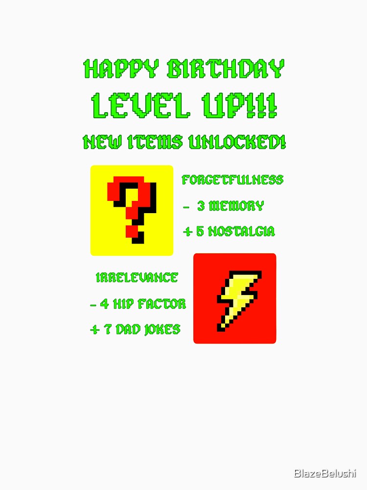 Level Up Birthday by BlazeBelushi