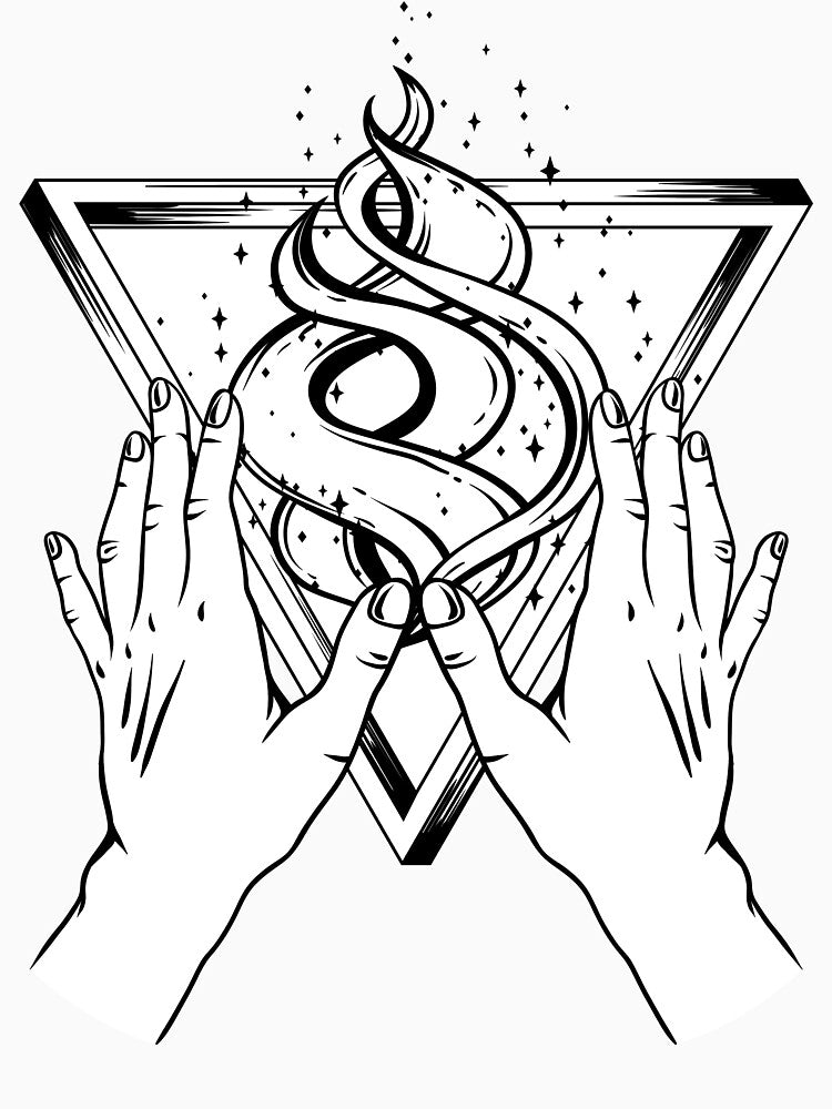 Occult Fire | Perfect For Your Goth, Wiccan, Alternative Friends by LemonDemonzzz