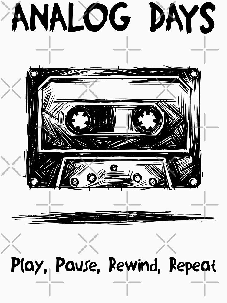 Analog Days - Retro Audio Cassette Tape Vintage Music by Urban-Alien