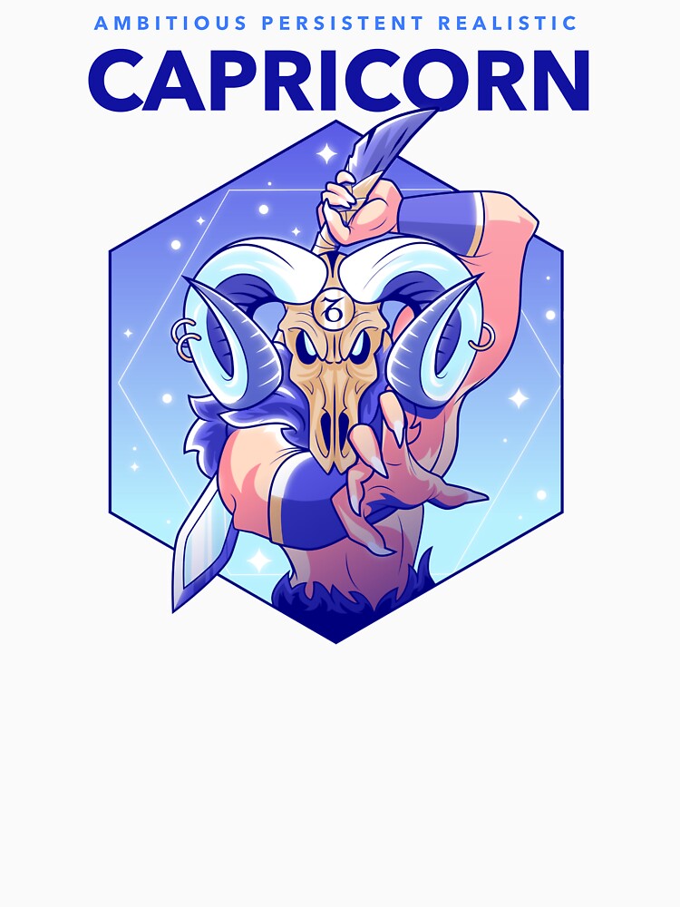 Capricorn Sign - Warrior Zodiac by MerchActually