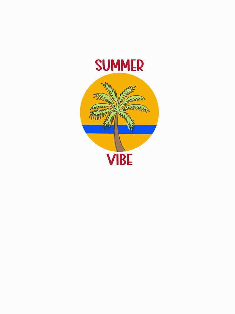 Summer Vibe Palm Tree Design by ustylelab