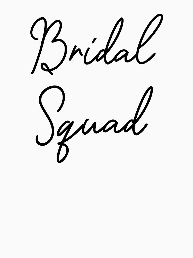 Bridal Squad (black) by Allyoudois