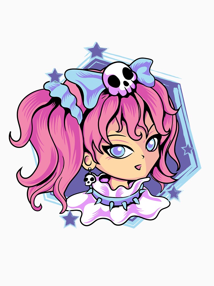 Pastel Goth Anime Girl by DionArts