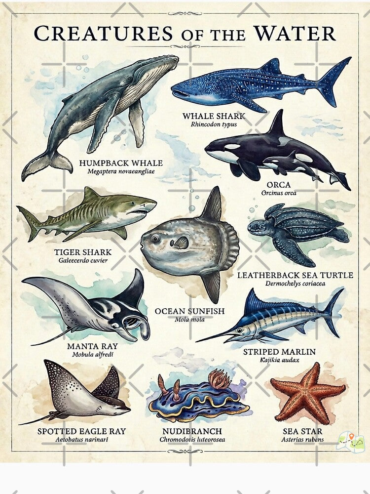 Creatures of the Water Marine Life by AzalaiBubbles