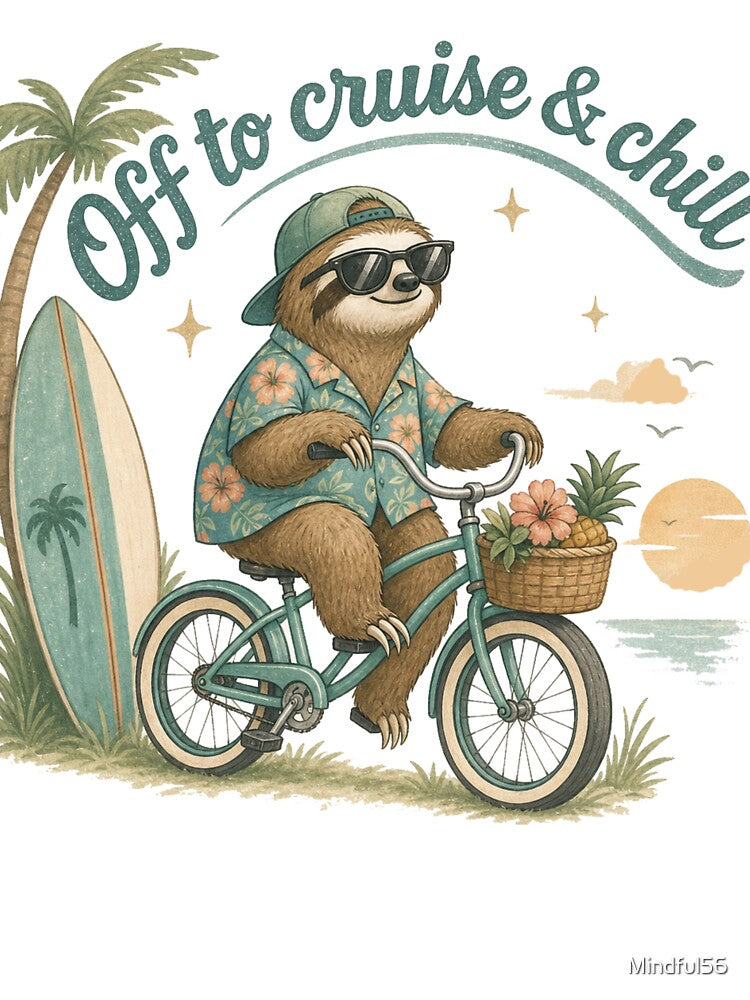 Sunset Sloth Cruising the Tropics by Mindful56