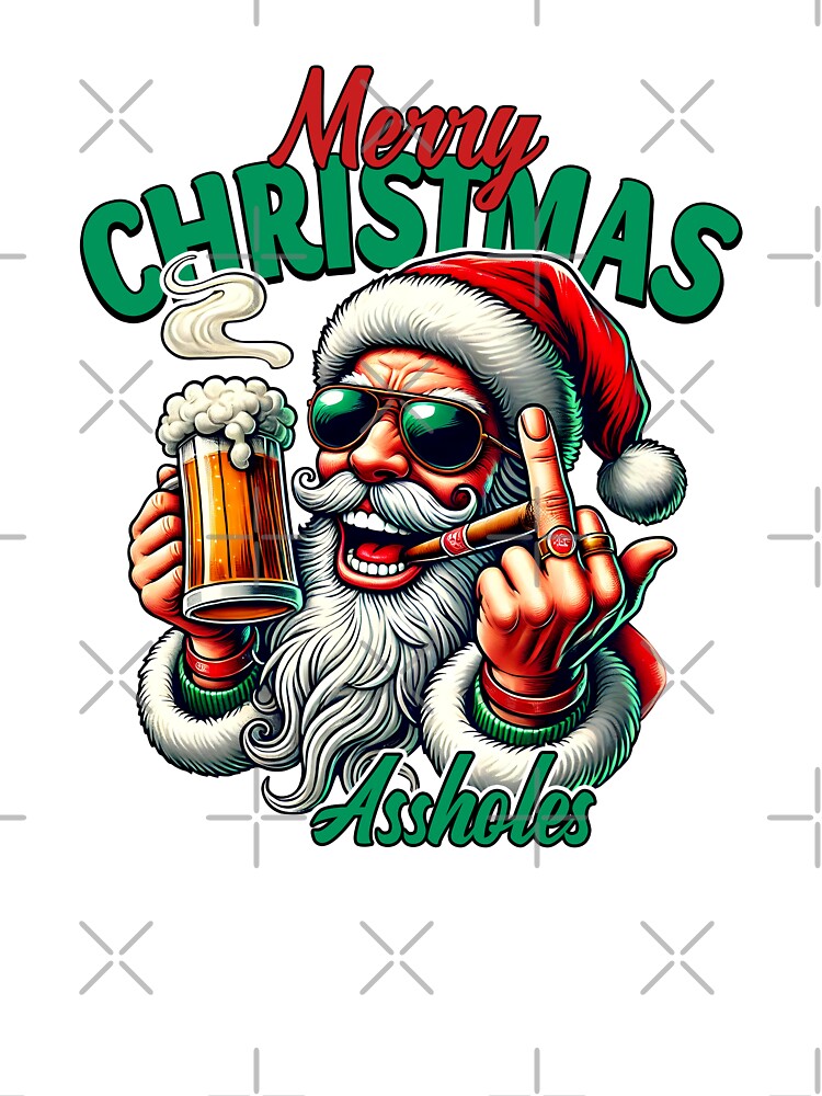 Sarcastic Christmas Humor, Funny Holiday Season, Sassy Festive Vibes by KinkoftheJungle