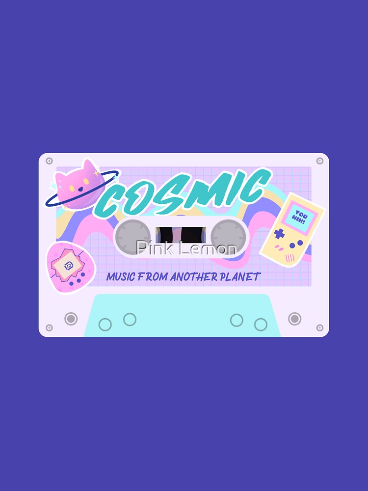 Cosmic Music From Another Planet Cassette design by Pink Lemon