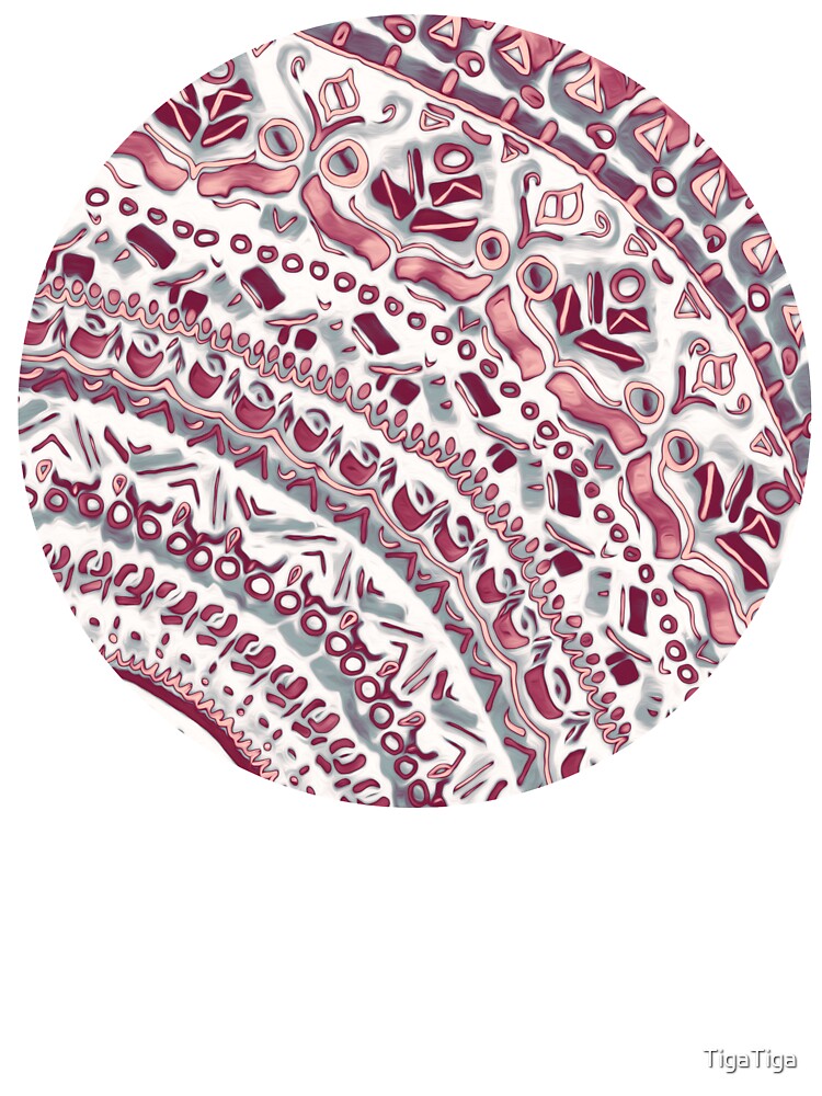 Loose Pink Tribal Pattern by TigaTiga