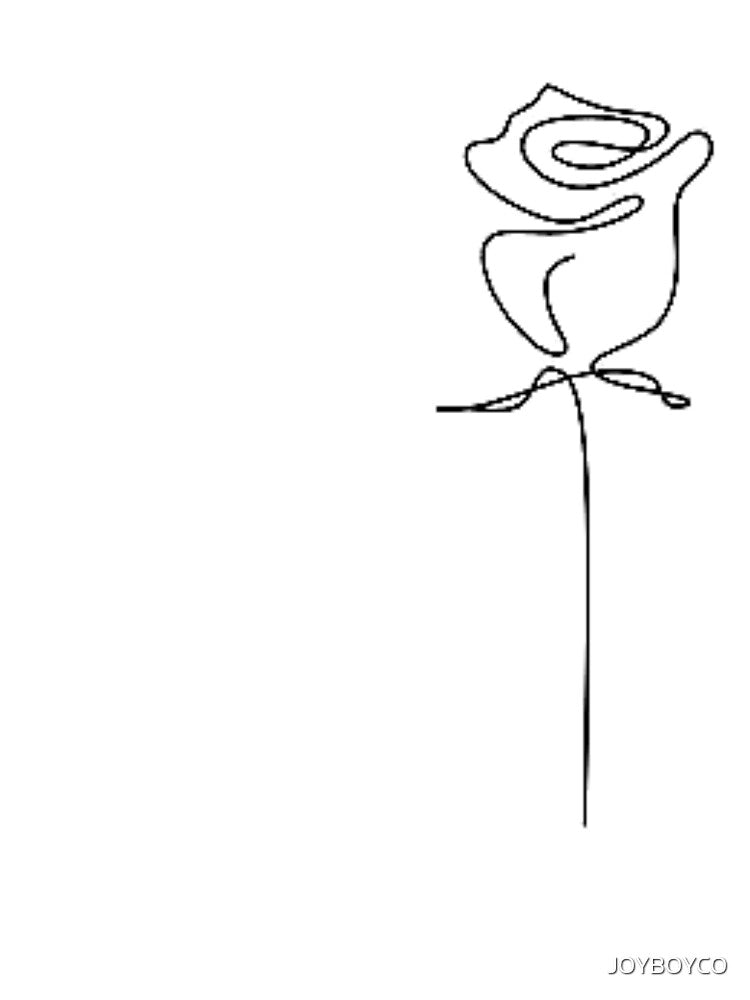 rose one line by JOYBOYCO