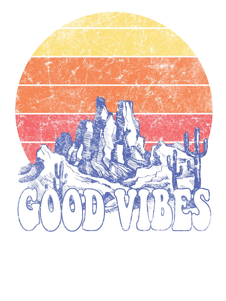 Good Vibes Desert Sunset Graphic by The secret storage room