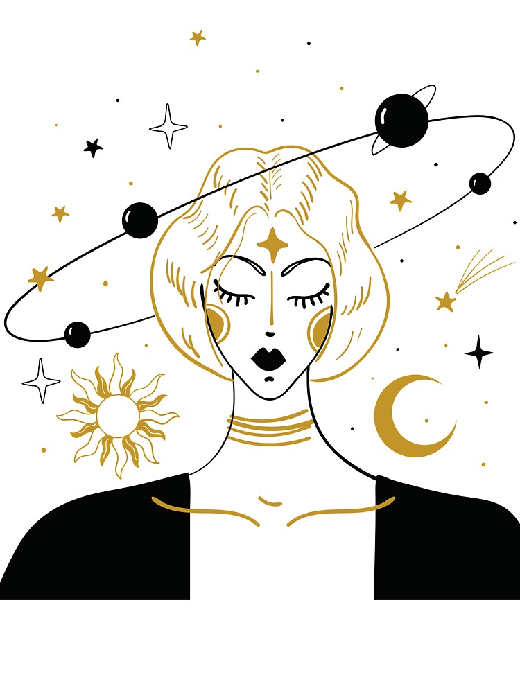 Head In The Stars l Perfect For Your Goth, Wiccan, Alternative Friends by LemonDemonzzz