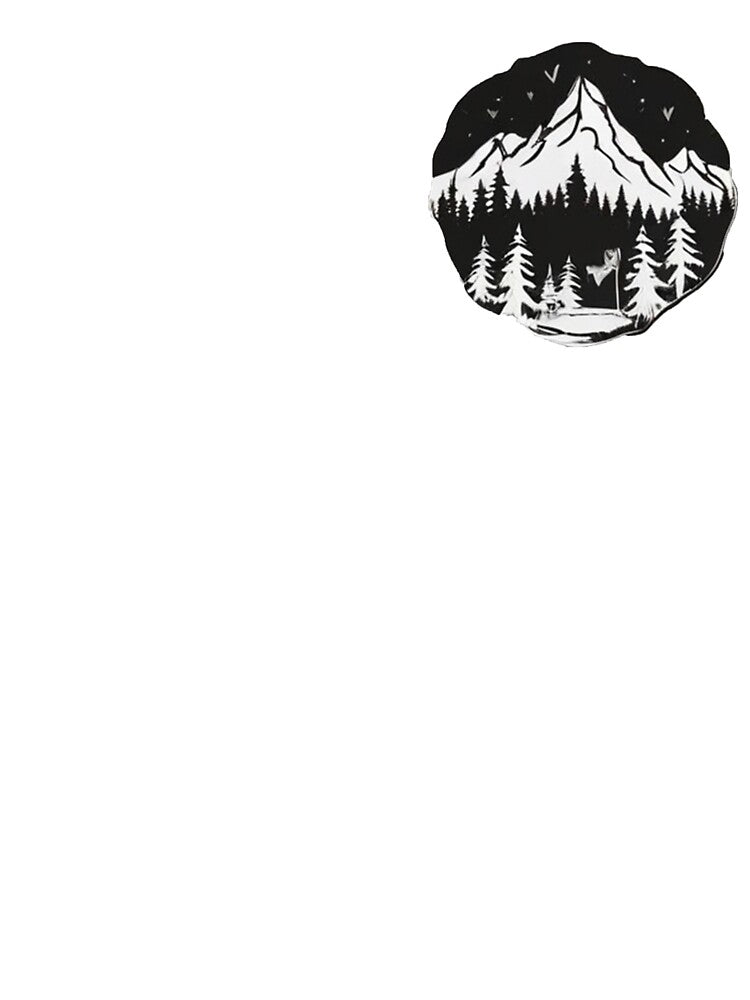 Monochrome Mountain Summit: Black and White Wilderness by Daniel Haddad