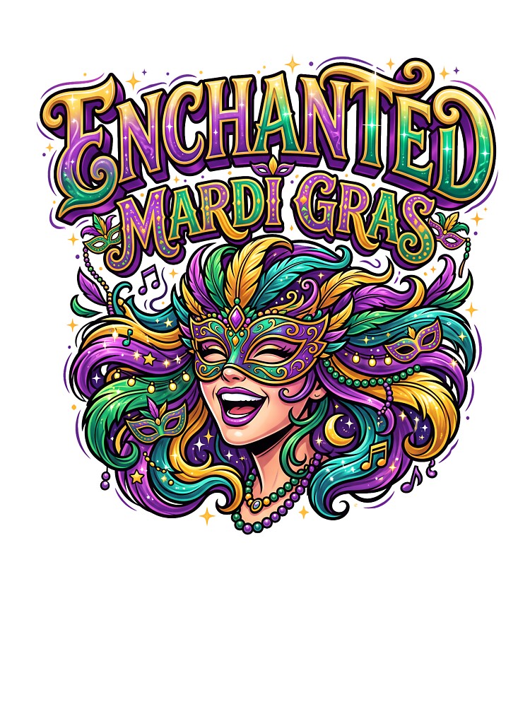 Enchanted Mardi Gras Masquerade Design by castillomiami