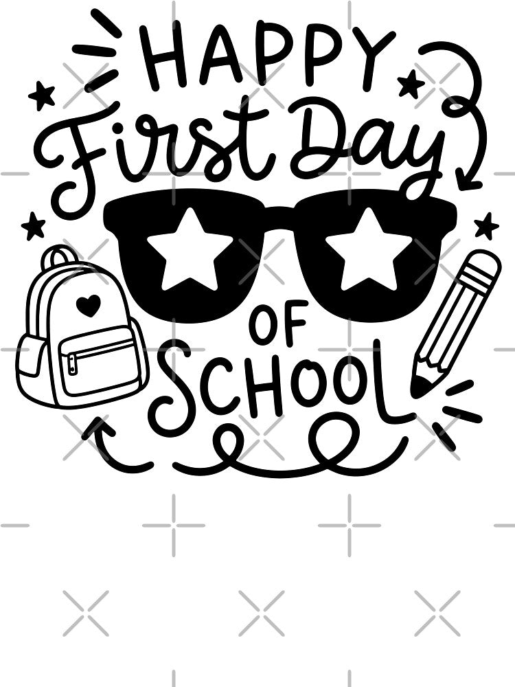 Happy First Day Of School Teacher Gift by gunaone-design