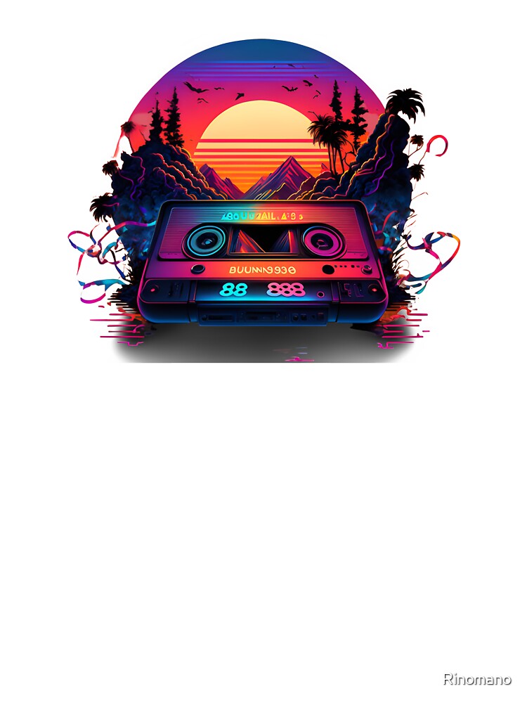 80s Pop & Rock Music T-Shirt by Rinomano
