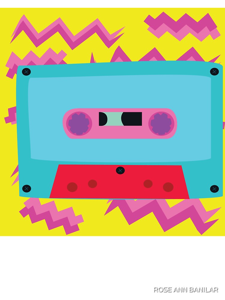 80s Cassette Tape by ROSE ANN BANILAR