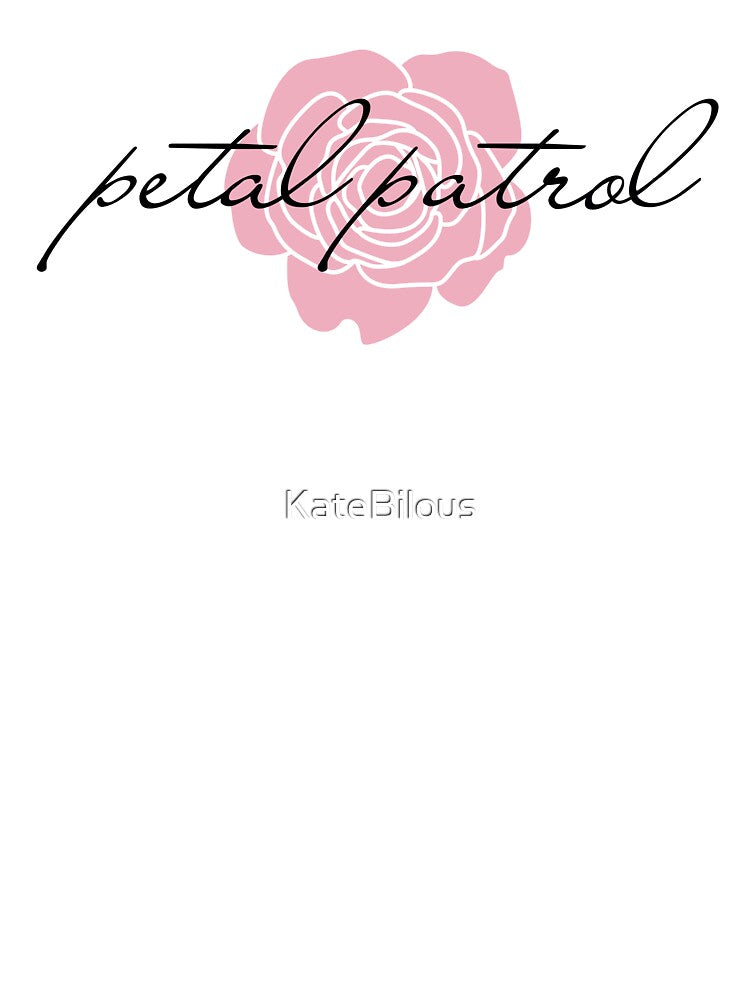 Petal Patrol with Pale Pink Rose Flower girl Wedding Signs by KateBilous