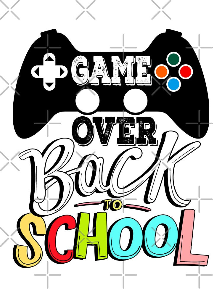 Game Over Back To School, cool design 2022 by MoSaid