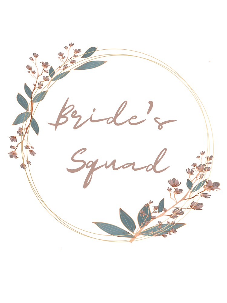 Bride's Squad Hen-do/bridal/wedding party by designsbyreaia