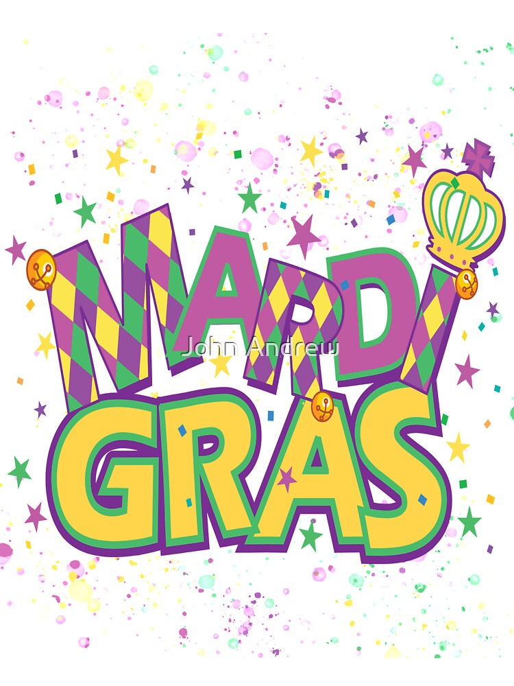 Mardi Gras Graphic Masks by John Andrew