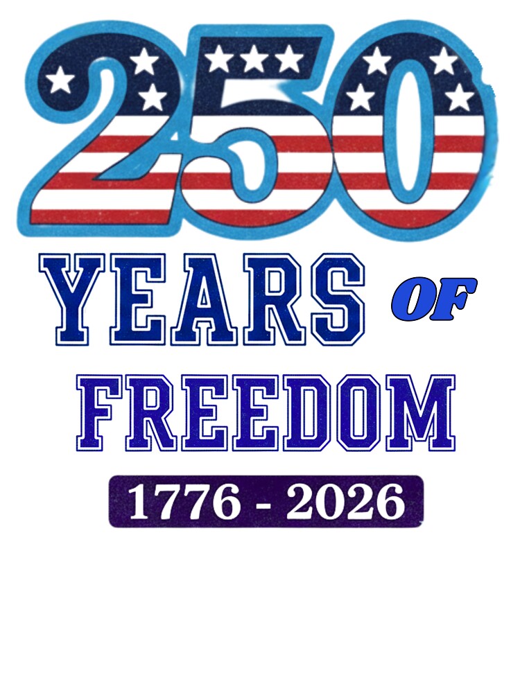 USA 250th Anniversary Distressed Flag T-Shirt Design. 250 years of Freedom. by MojNetSerwis WWK