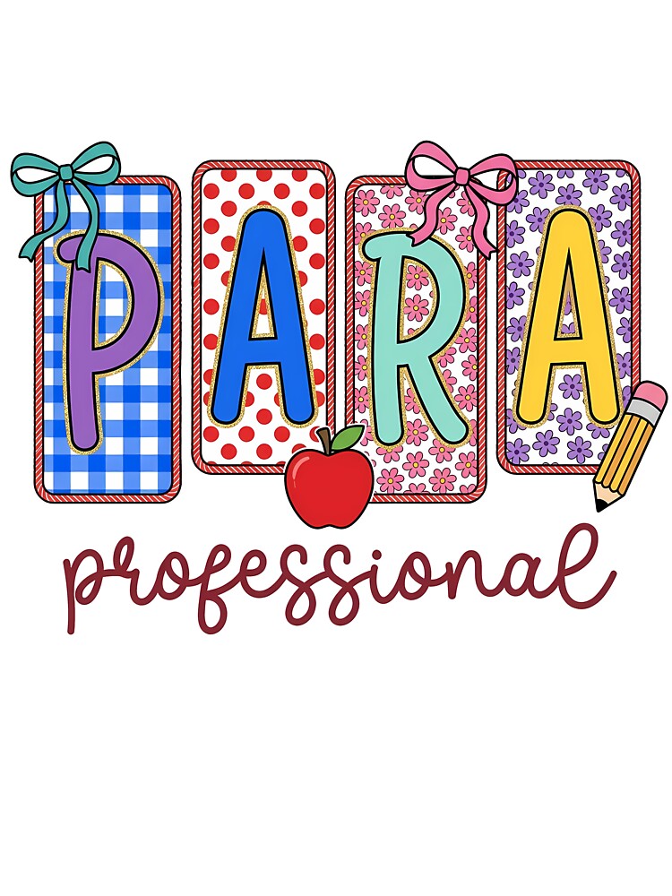 Cute Paraprofessional First Day Of School Teacher by KroghDs
