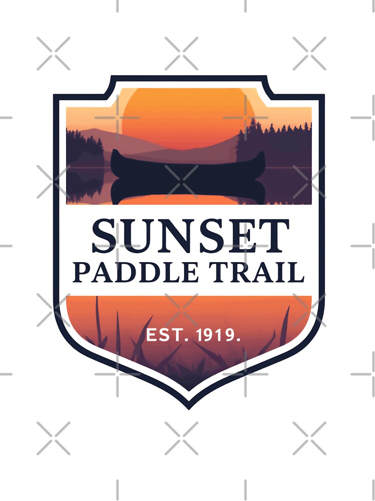 Sunset Paddle Trail Paddler Outdoor Adventure Established 1919 by Simsimah26Parks