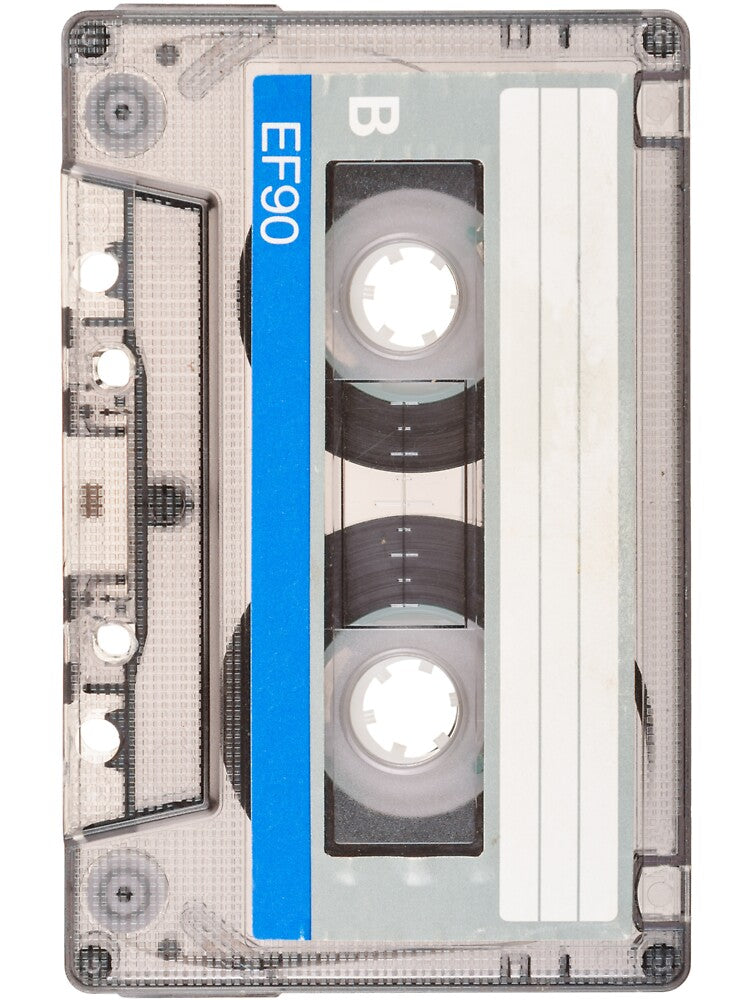 Cassette Tape Mix Tape Retro Graphic Clear by socialarmour