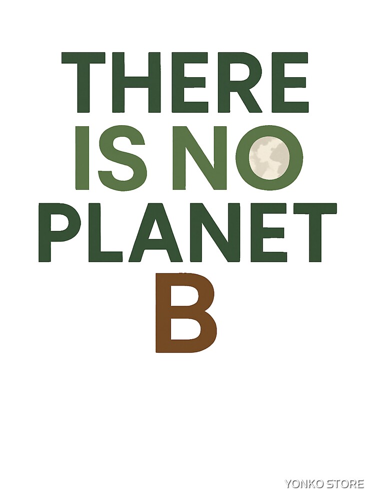 Protect Our Planet – mental health, Environmental Typography Art by YONKO STORE