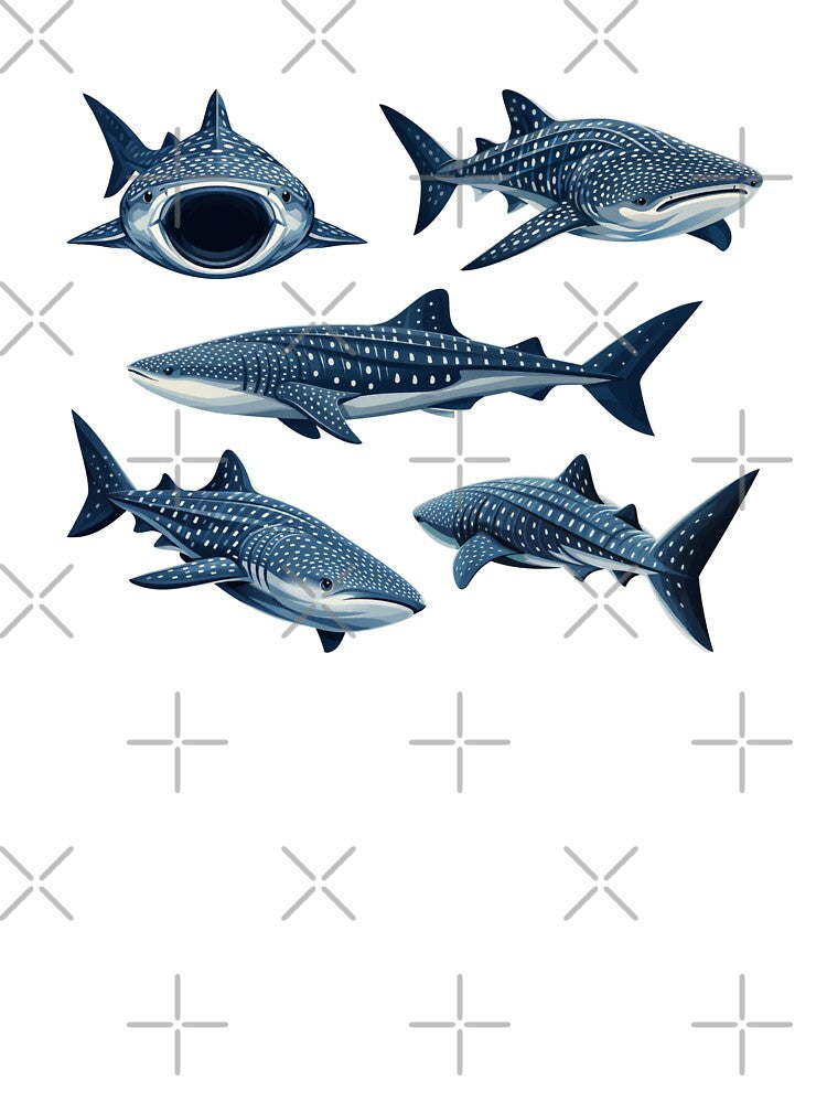 Whale Shark Fact File Marine Life Digital Art by kakarikihill