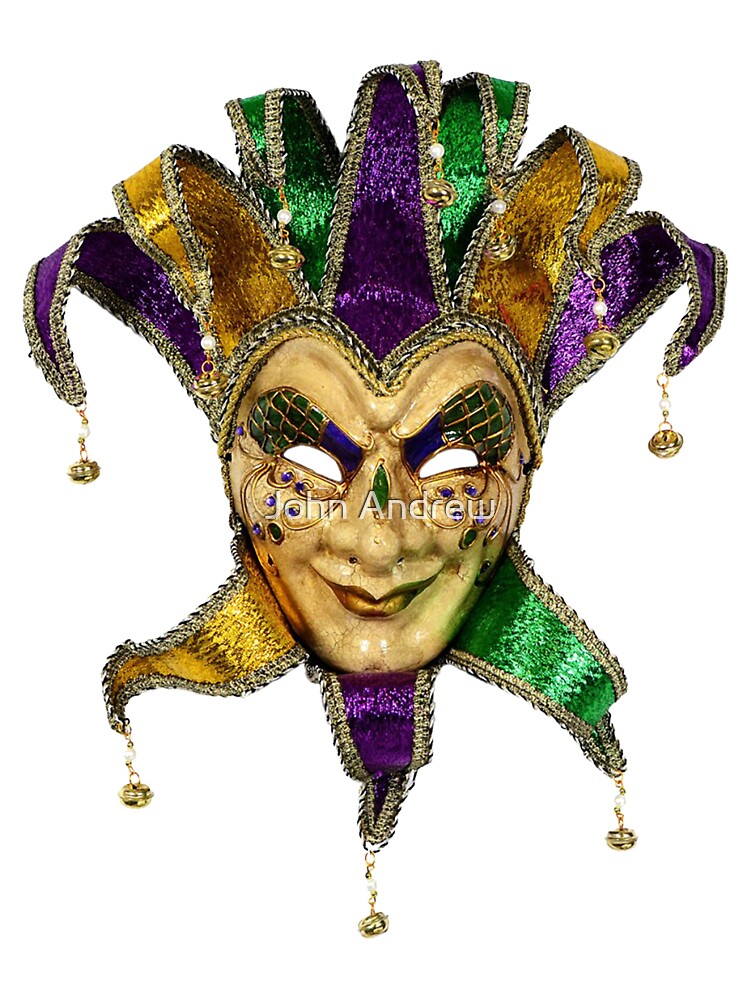Miss Mardi Gras Mask by John Andrew
