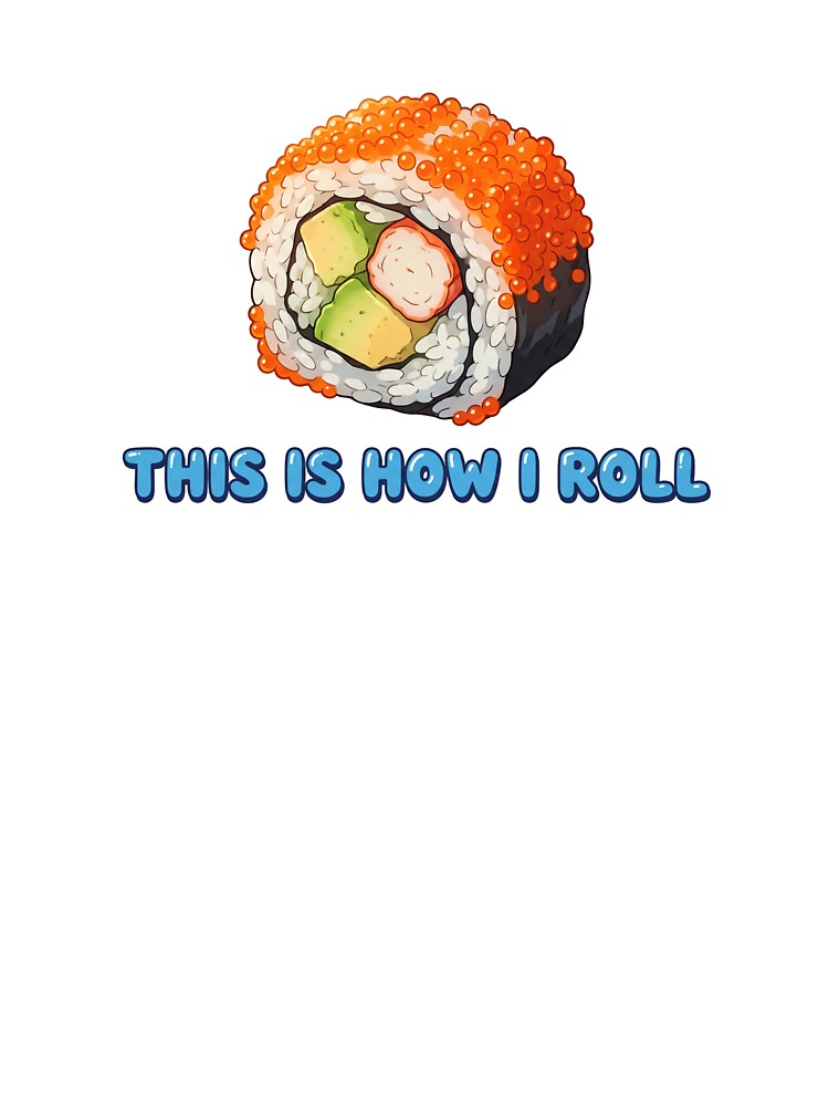 Cozy Anime Style California Maki Sushi Roll by ModMotiff