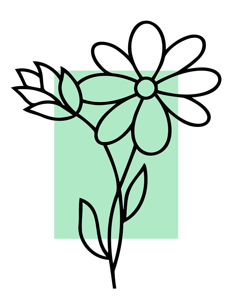 Flowers Outline by Jeallan Designs